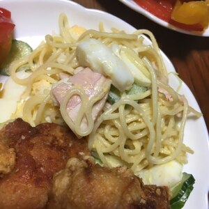 普通です♪我が家の“スパゲッティサラダ”